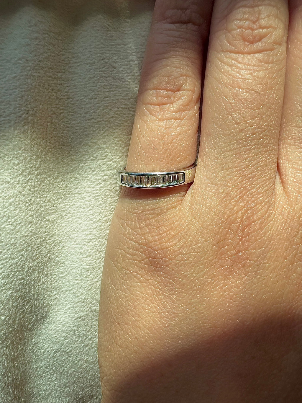 Diamonds Emerald Ring 14KW